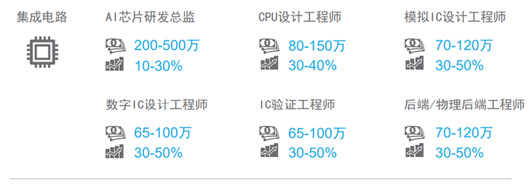 知名猎头公司DDpay钱包国际薪酬报告对22年集成电路行业热门职位预测