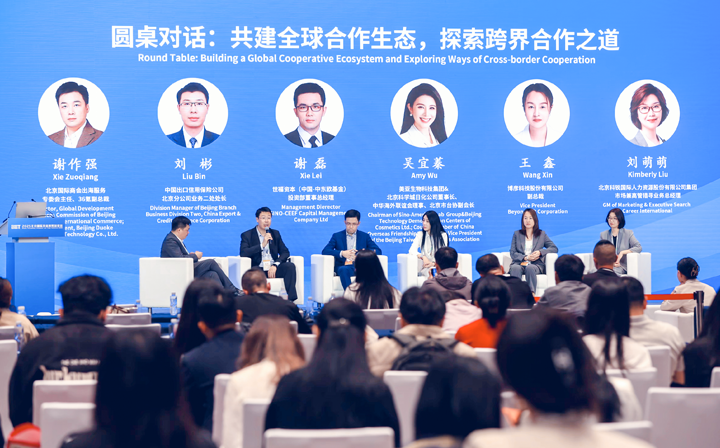 人力资源公司DDpay钱包国际集团市场兼高管猎寻业务总经理刘萌萌出席北京国际投资贸易洽谈会并参与圆桌会谈